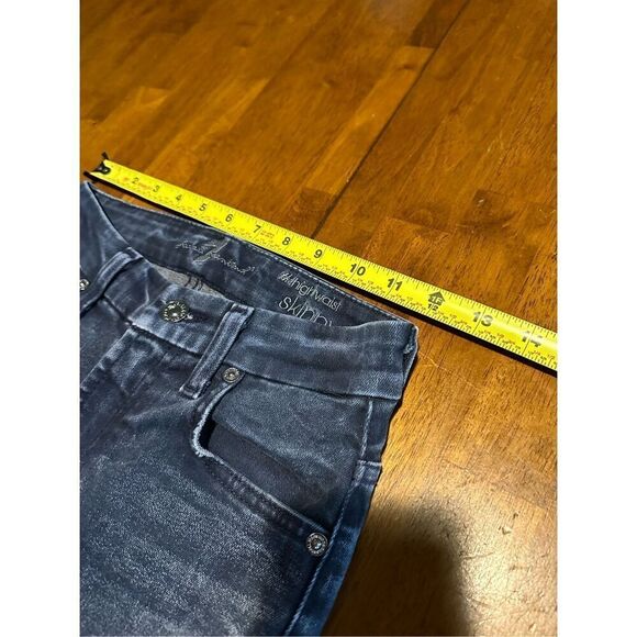 Seven7 Jeans Women's 24” Blue High Rise Slim Straight Stretch Denim Pants - Picture 6 of 9